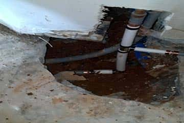 Water leak.